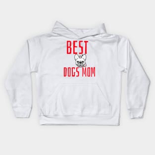 best dogs mom Kids Hoodie